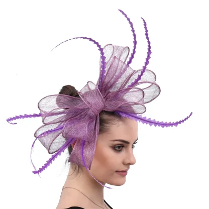 Creative Big Bow Sinamay Cocktail Hat