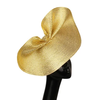 Irregular Disc Fascinator with Shiny Finish - Image 12